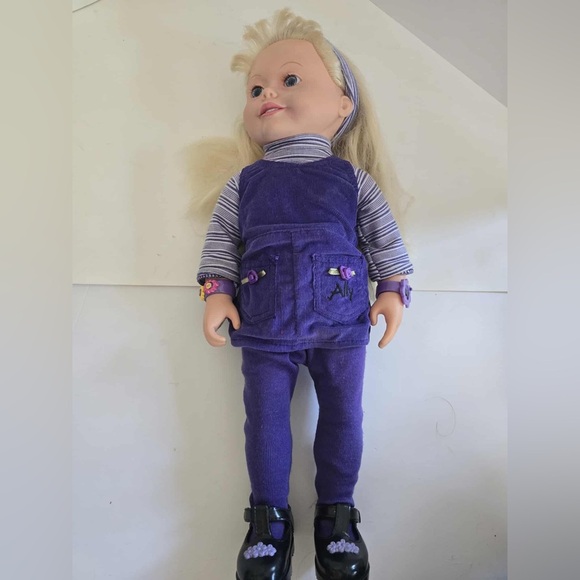 playmates toys Other - Playmates ~ Vintage 1999 Vinyl Amazing Ally 18" Doll with Accessories